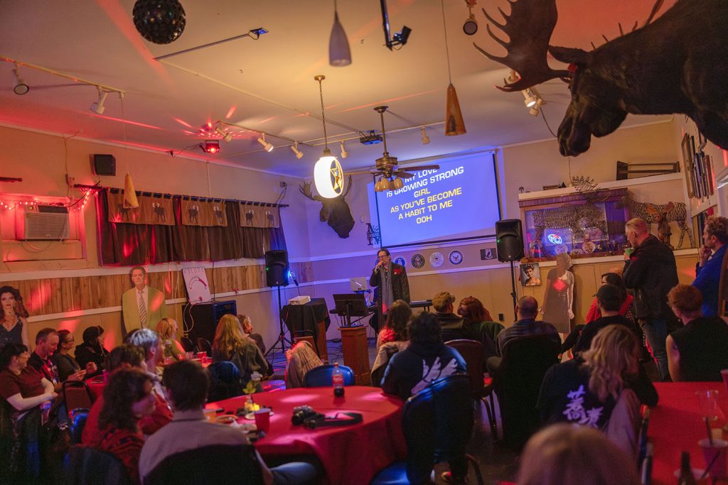 Chris Matthews singing "I've Been Loving You"