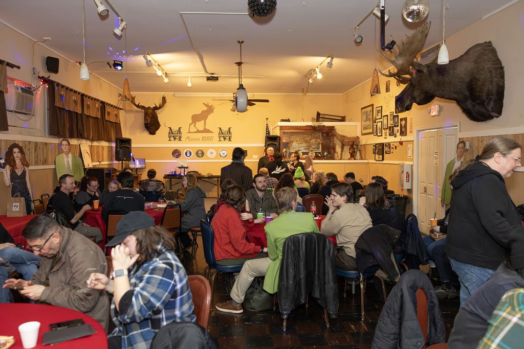 Interior of the Moose Lodge