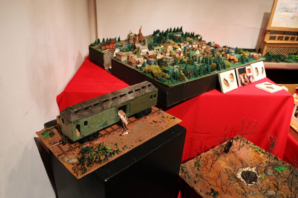 Bruce Bickford's Twin Peaks miniatures on display at Copro Gallery in Santa Monica, CA
