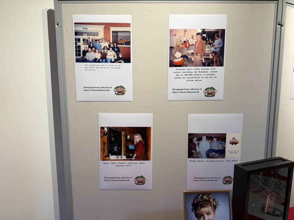Display of Nancy Closson's photos