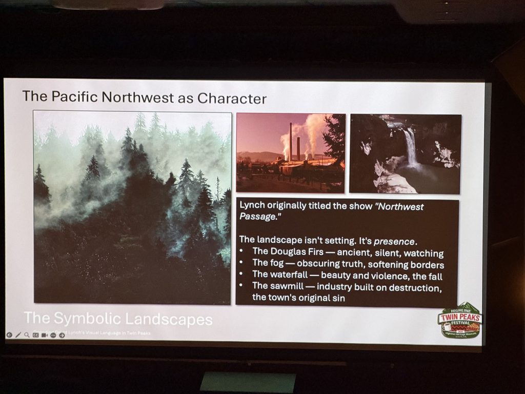 Twin Peaks Presentation during Twin Peaks Festival at Tin Room