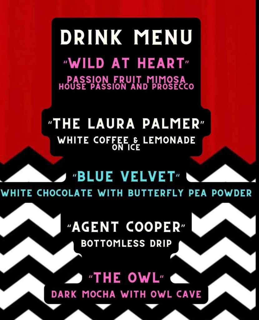 Drink Menu from Hartwood Cafe