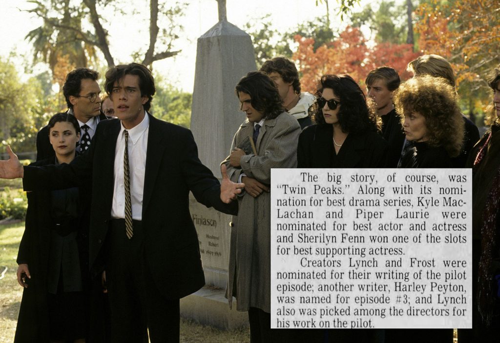 Scene from Laura Palmer's funeral