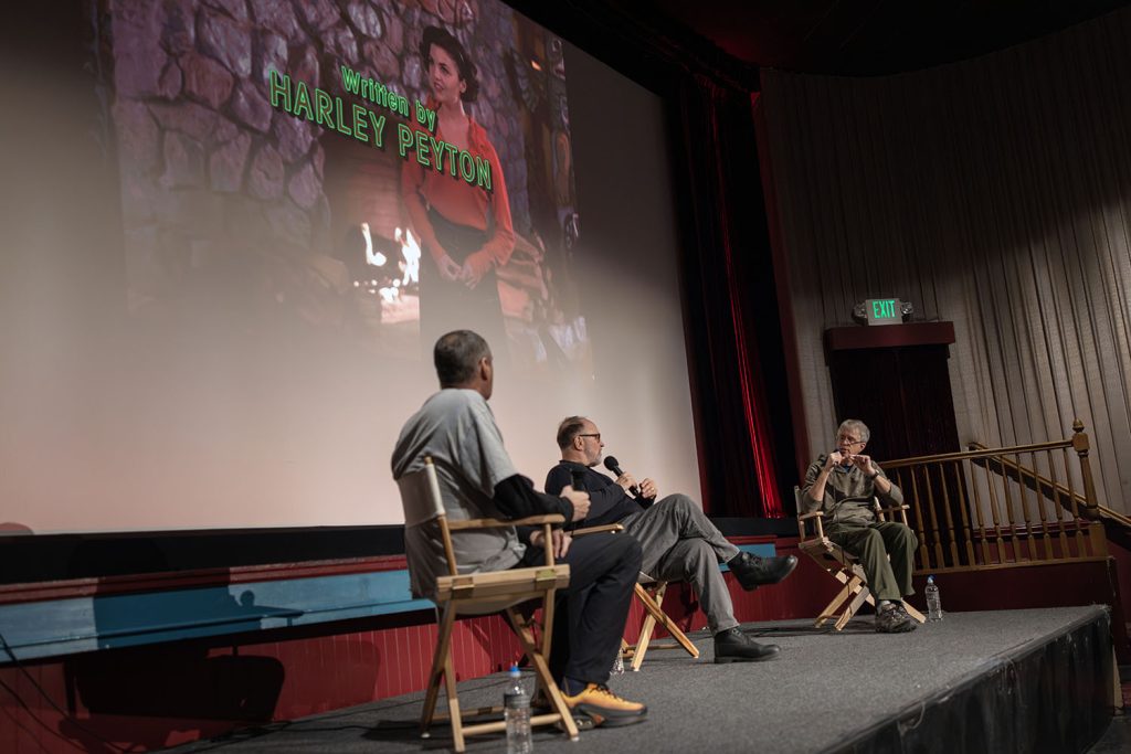 Scott Ryan, Harley Peyton and John Thorne on stage