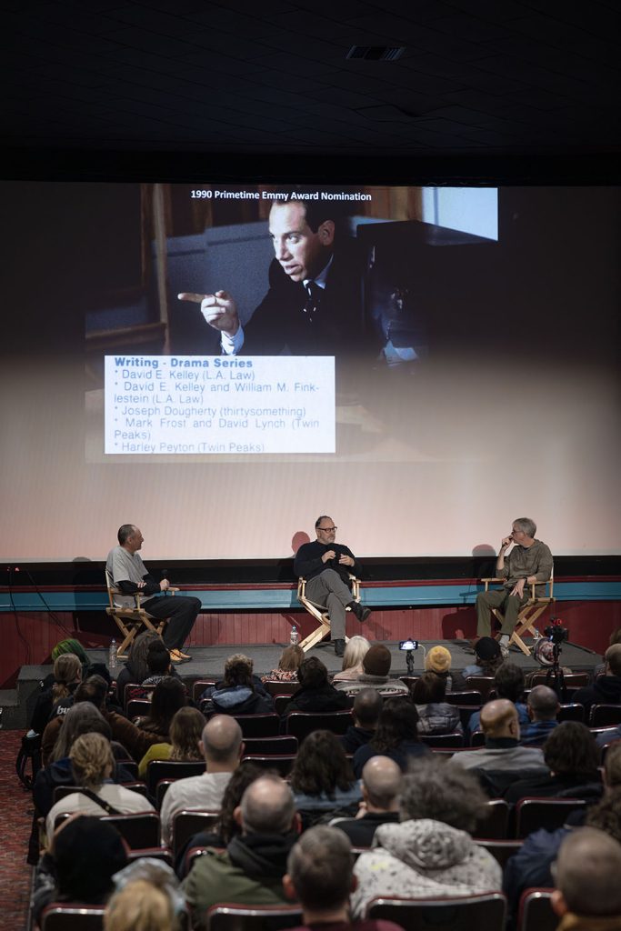 Scott Ryan, Harley Peyton and John Thorne on stage