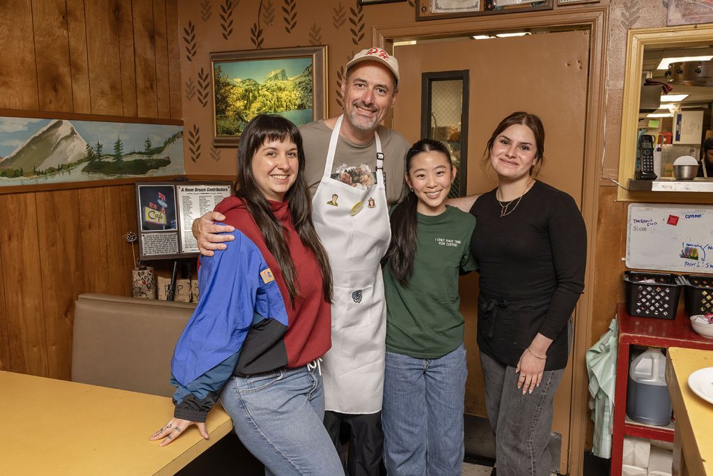 Rachel, Scott Ryan and staff at Twede's Cafe