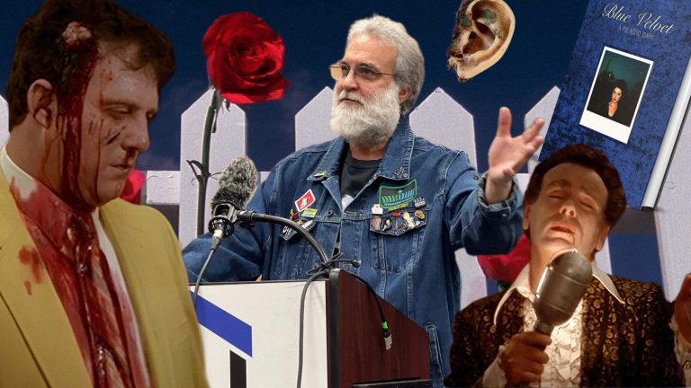 Image collage of Blue Velvet icons and Jeff Goodwin