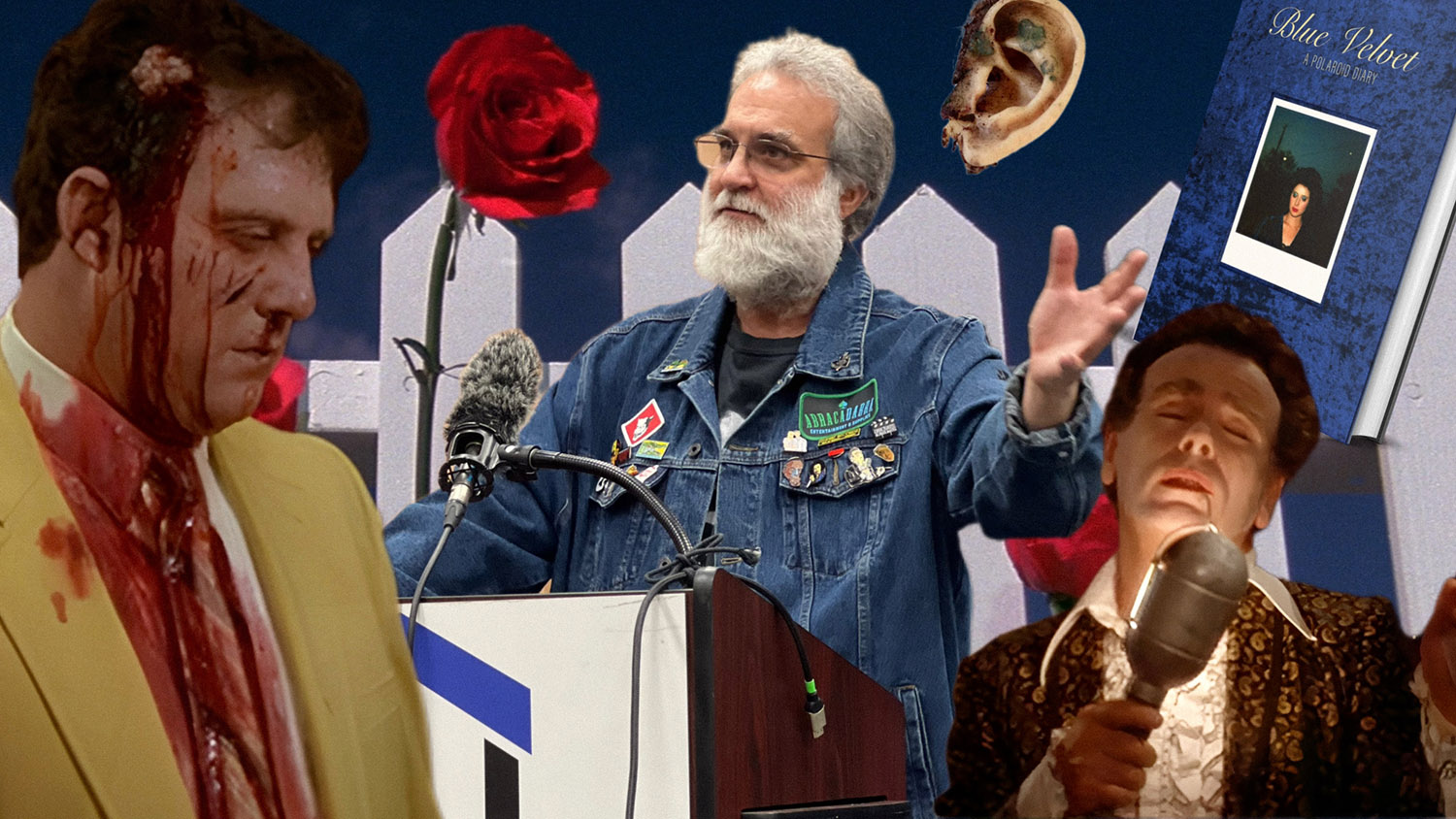 Image collage of Blue Velvet icons and Jeff Goodwin