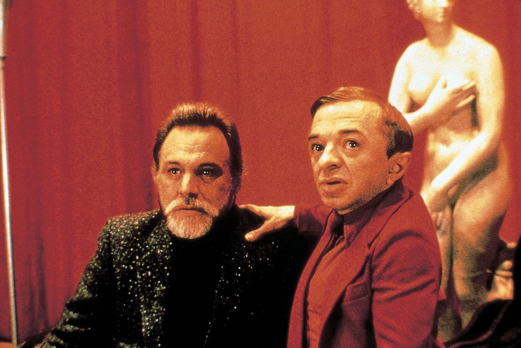 Mike and the Little Man Fom Another Place in the Red Room