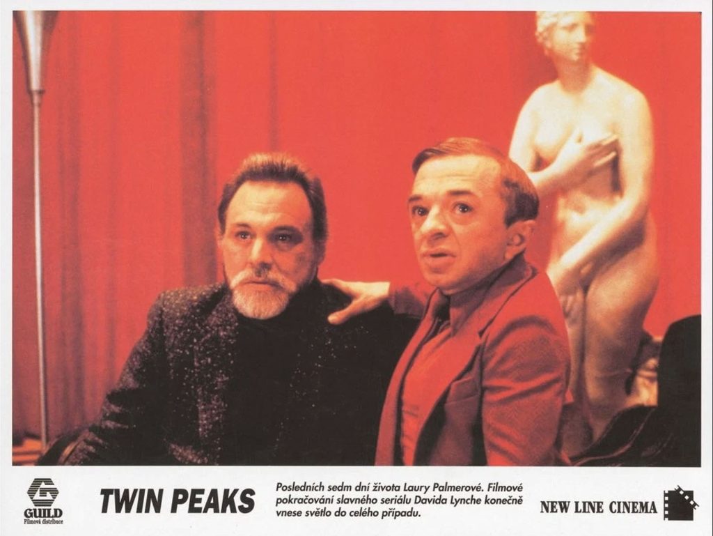 Mike and the Little Man Fom Another Place in the Red Room