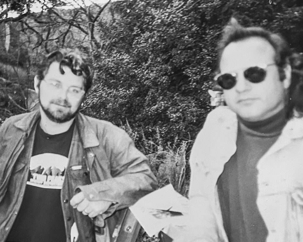 Stephen Gibson and Jeff Moore at Franklin Canyon Park in California