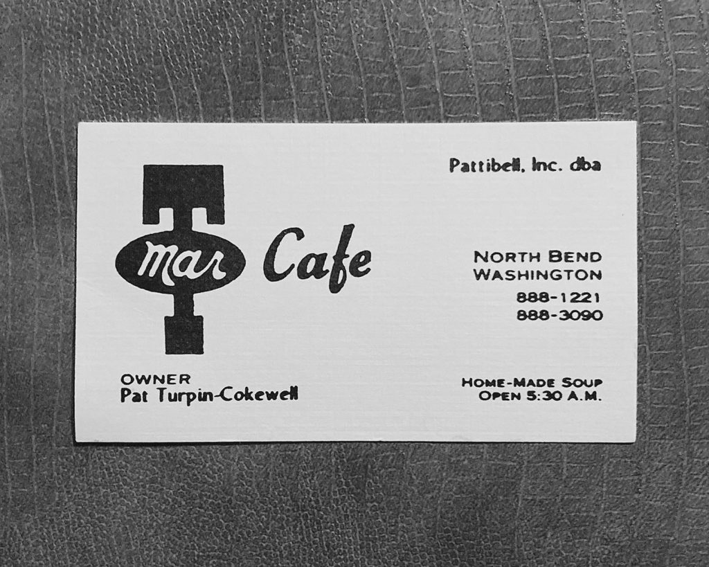 Mar-T Cafe Business Card