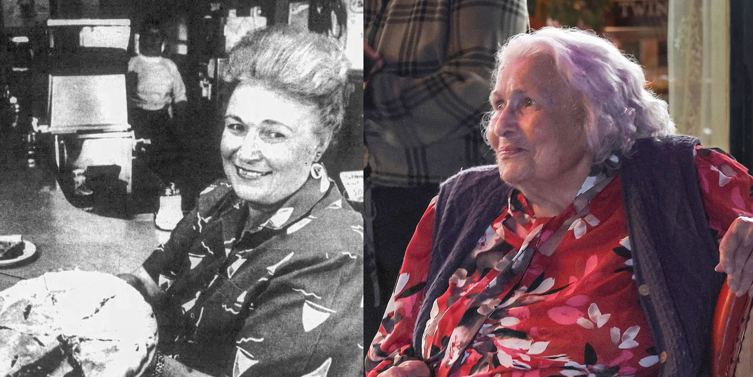 Pat Cokewell then and now