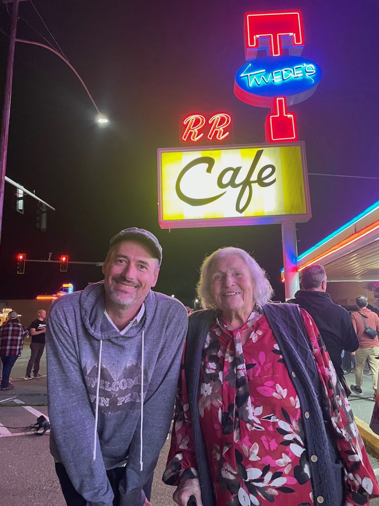 Scott Ryan and Pat Cokewell in August 2023