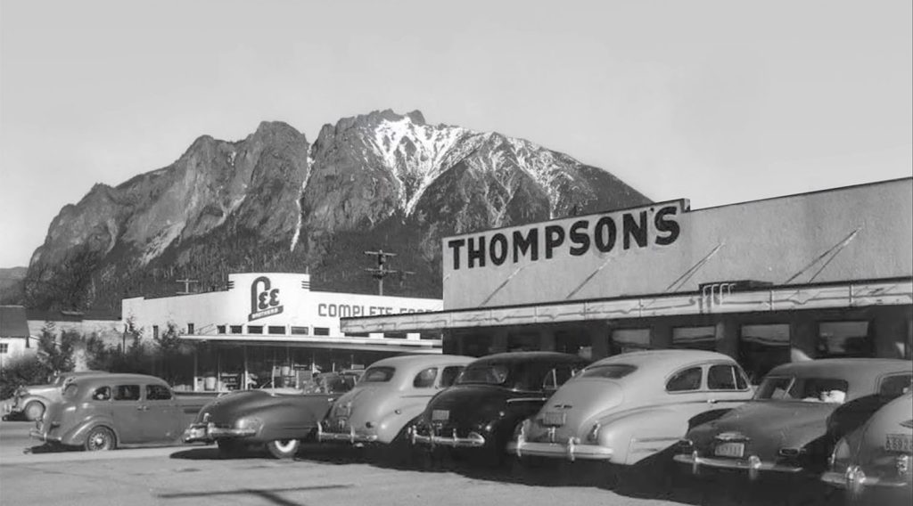 Exterior of Thompson's Cafe