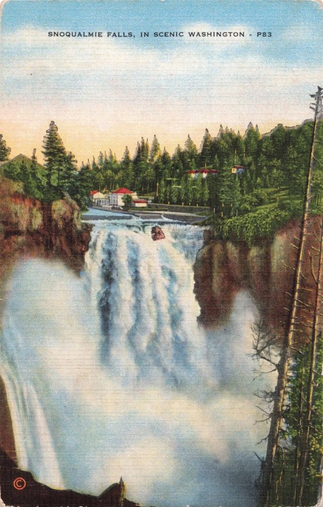 Snoqualmie Falls postcard