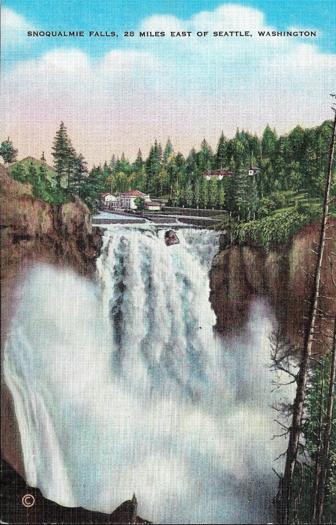 Snoqualmie Falls postcard