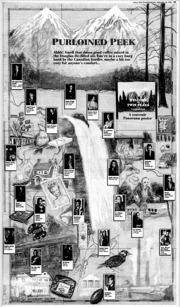 Tom Kerr's Twin Peaks poster