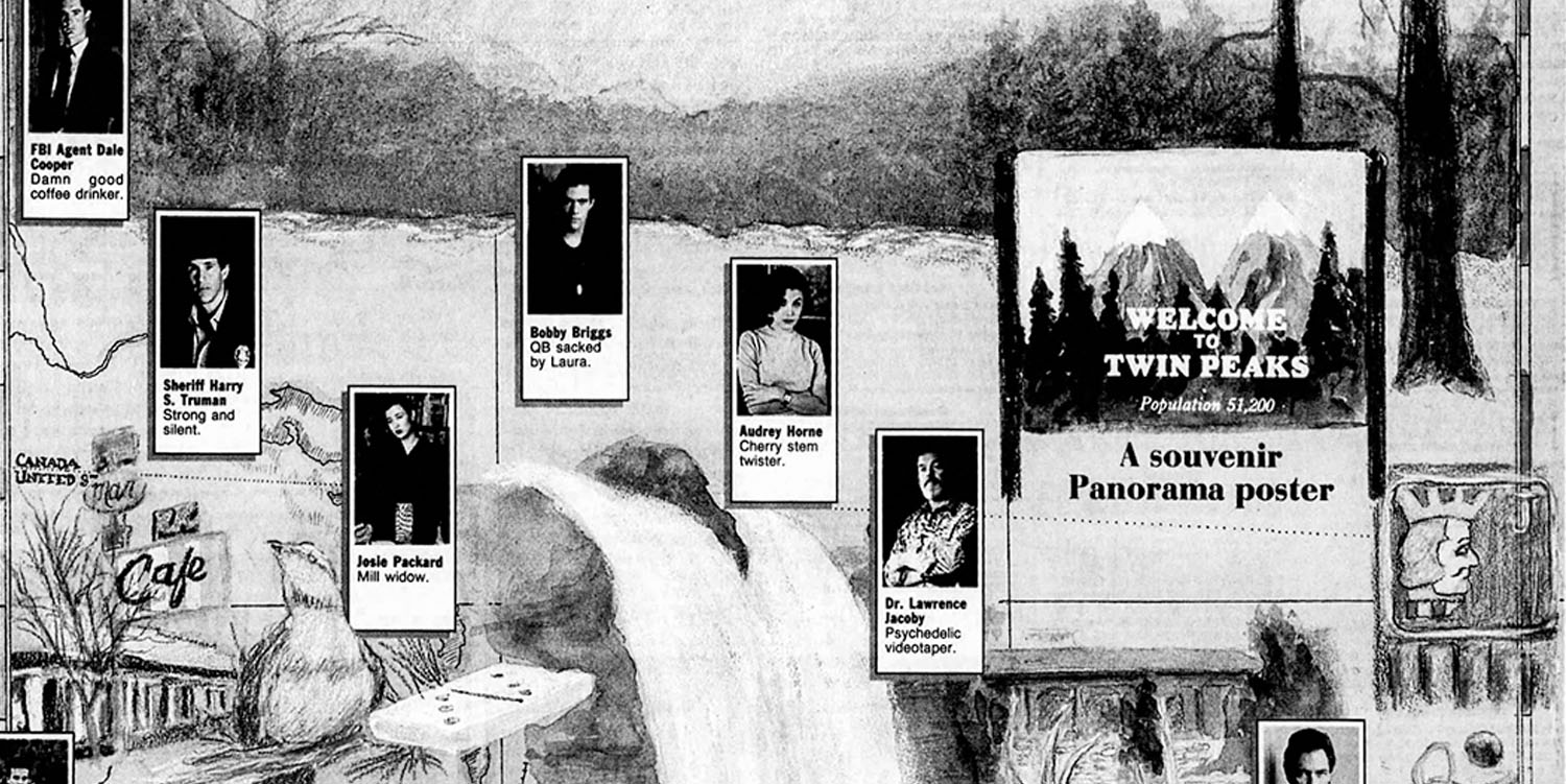 Tom Kerr's Twin Peaks Illustration