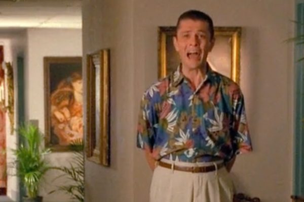 Bellhop screaming in the hallway
