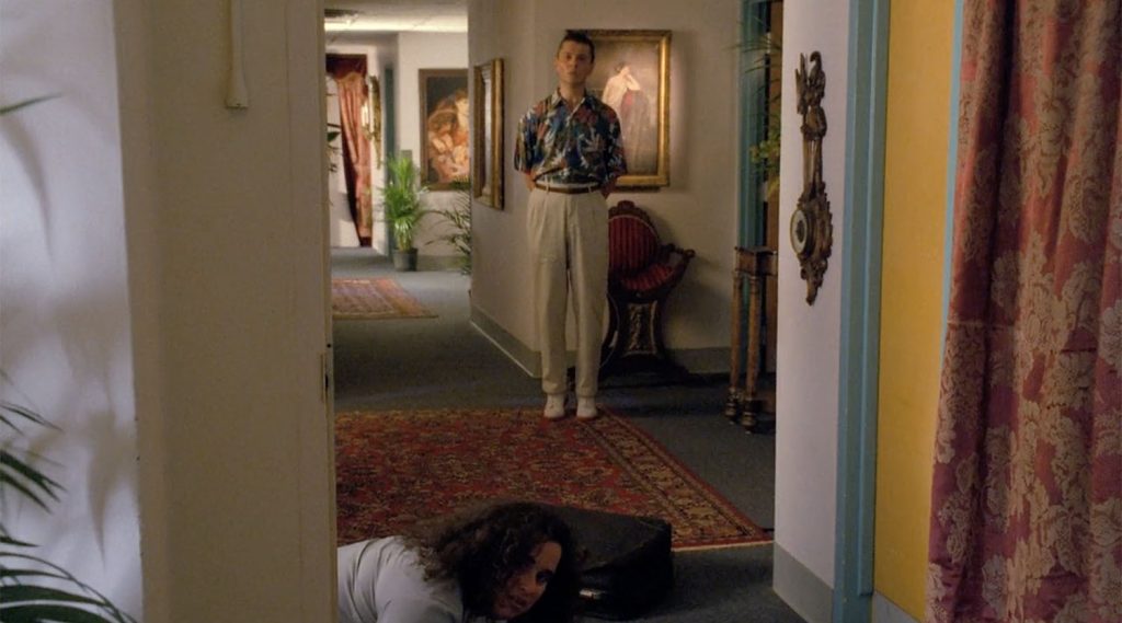 Bellhop in the hall