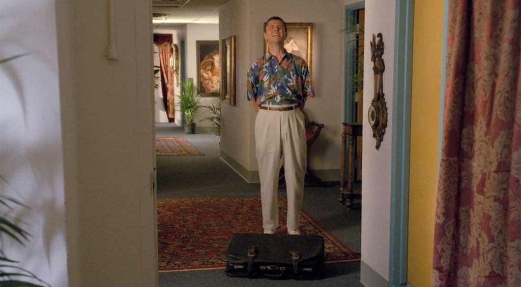 Bellhop in the hall