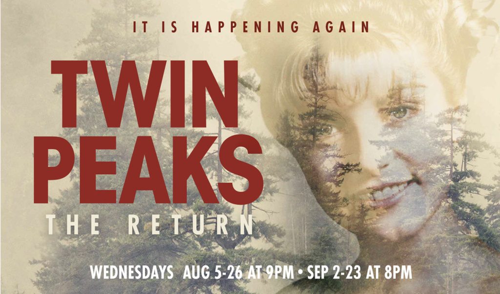 Ad for Twin Peaks: The Return at the Belcourt Theatre
