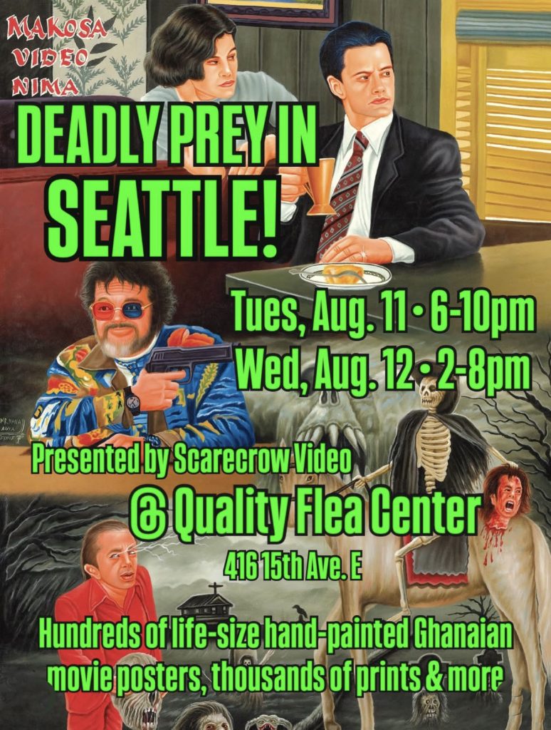 Deadly Prey in Seattle ad
