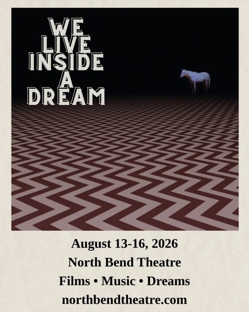 North Bend Theatre - We Live Inside a Dream logo