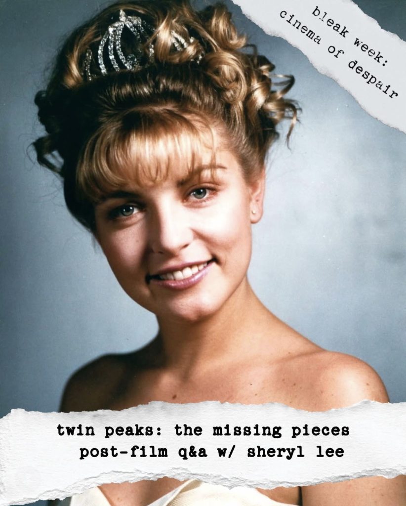 Olympia Film Society poster with Sheryl Lee