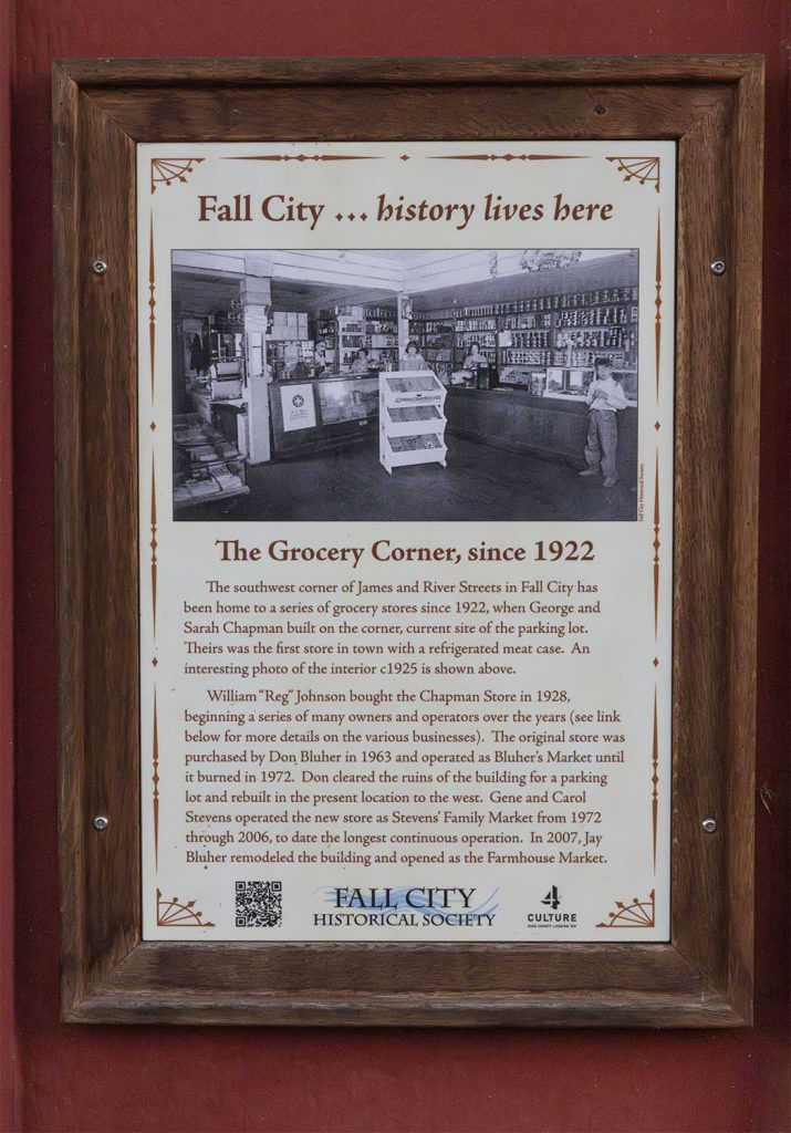 Historical Marker at Farmhouse Market