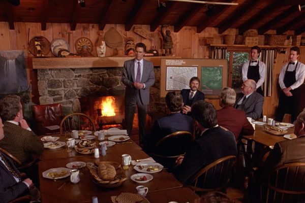 Ben Horne in the dining room