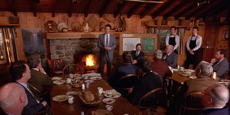 Ben Horne in the dining room