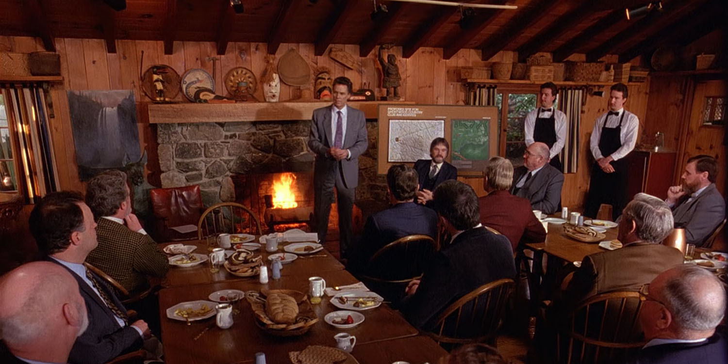 Ben Horne in the dining room