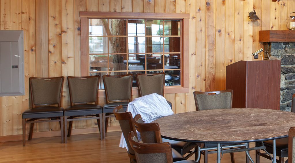 Interior of the Kiana Lodge dining room