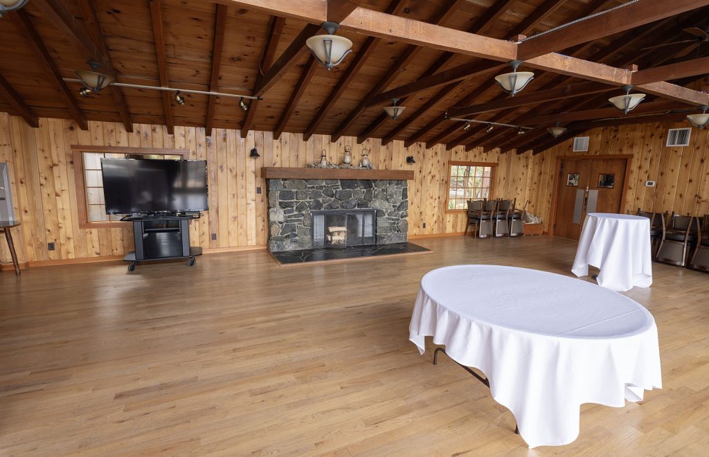 Interior of Kiana Lodge's dining room
