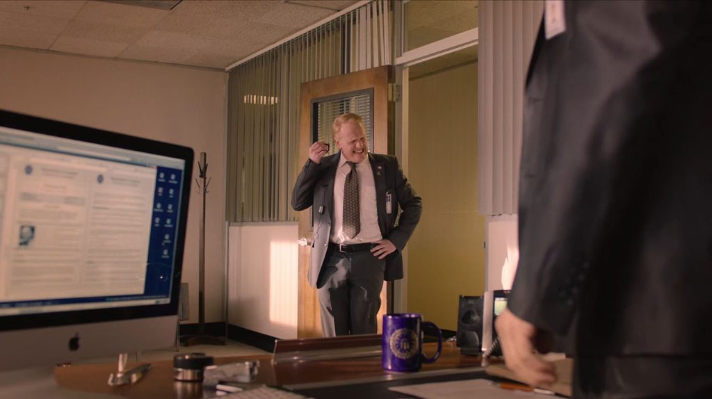 Agent Wilson in the FBI Office
