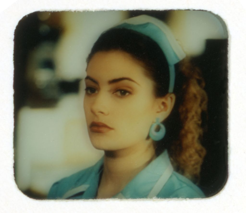 Shelly Johnson in Double R Diner uniform