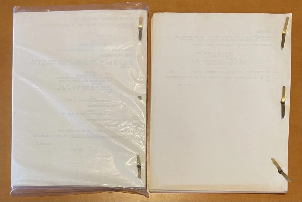 Twin Peaks: Fire Walk With Me Scripts