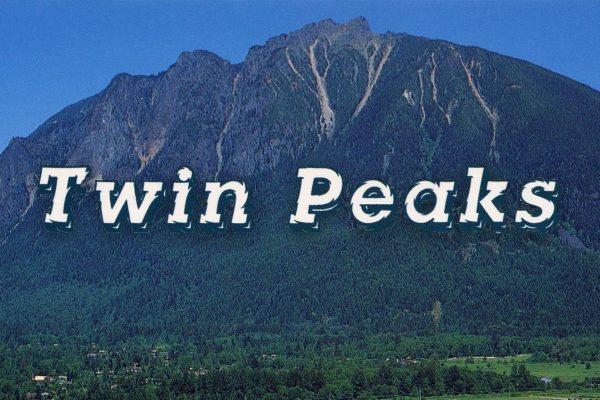 Mount Si with "Twin Peaks" title