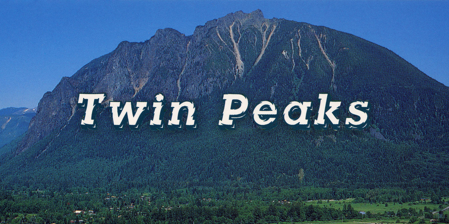 Mount Si with "Twin Peaks" title