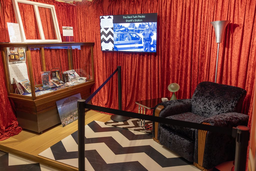 Twin Peaks exhibit in the Snoqualmie Valley Historical Museum