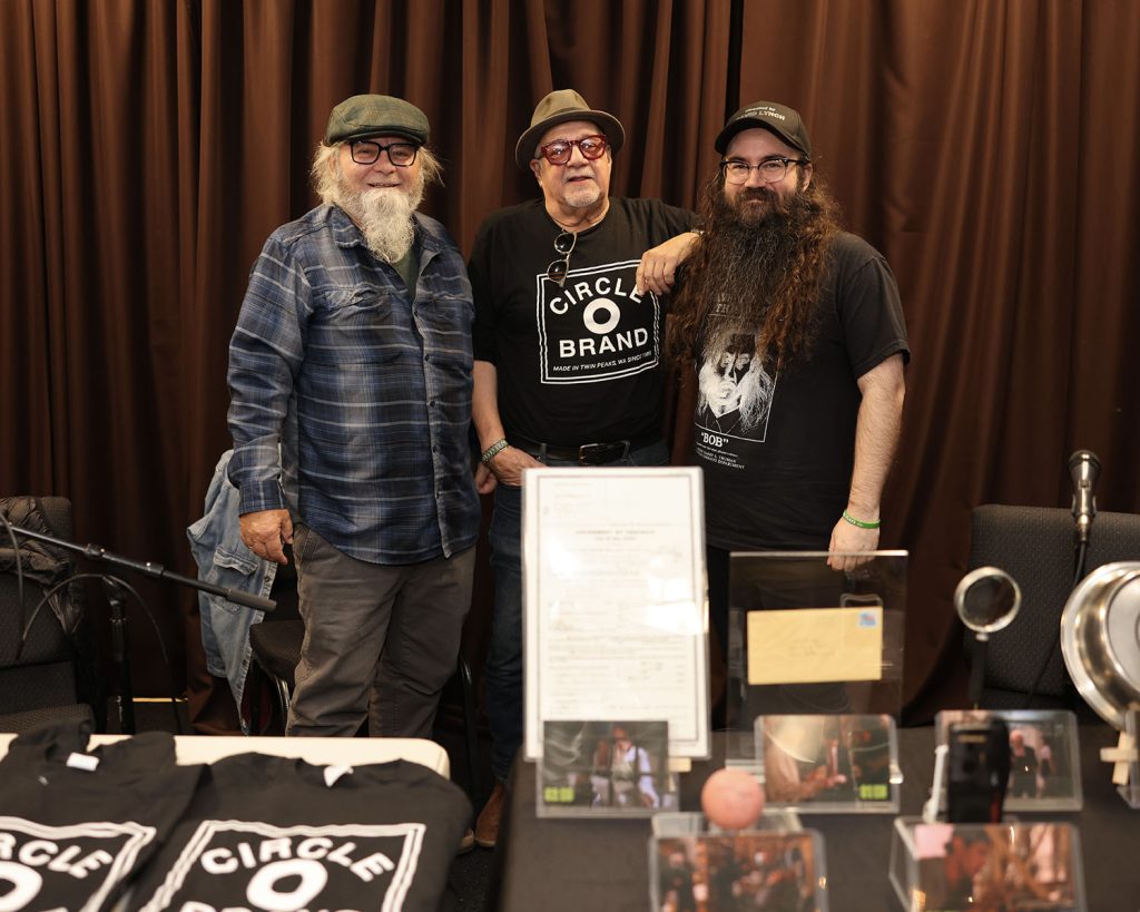 Vinnie Guidera, Jeff Moore and Stephen Gibson at the Real Twin Peaks 2026 event