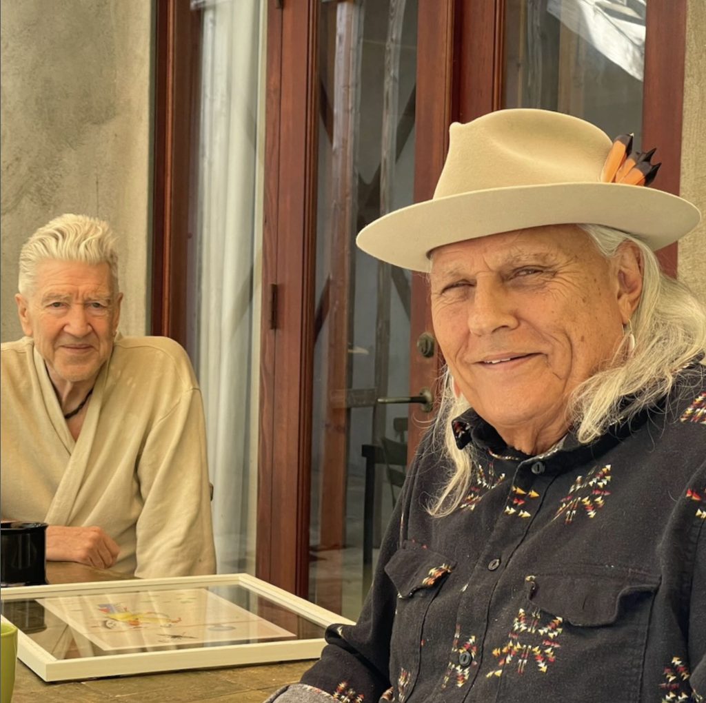 David Lynch and Michael Horse