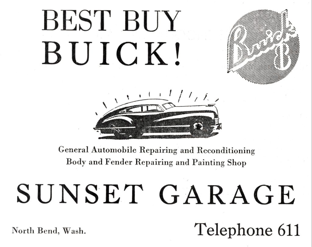 Buick Ad for Sunset Garage