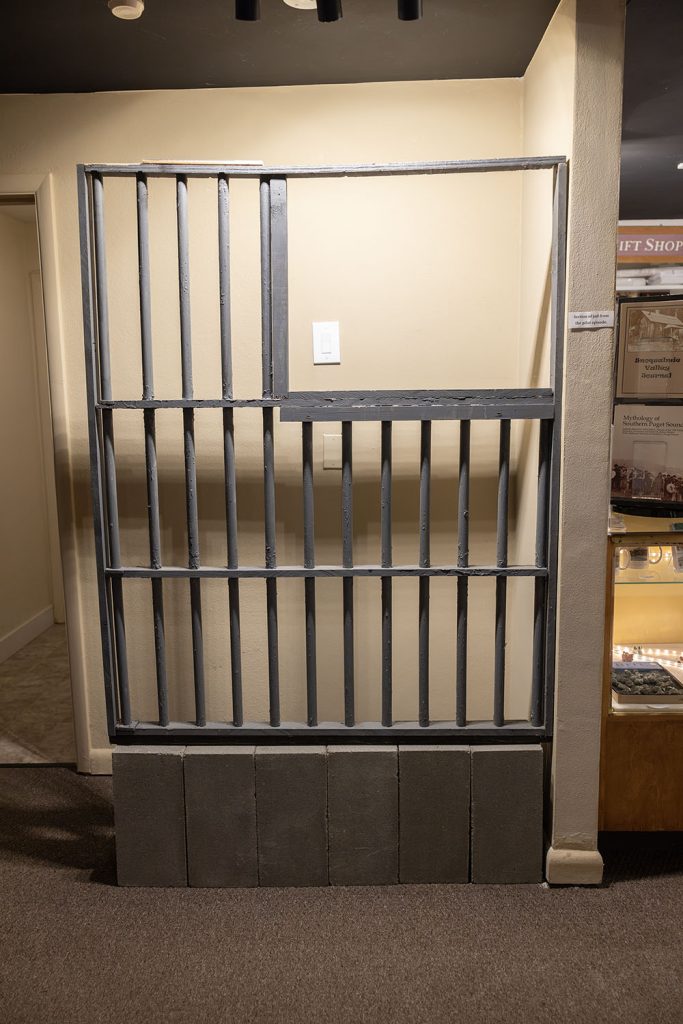 Wooden jail cell