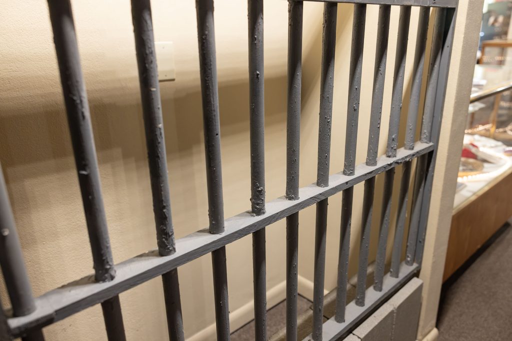 Wooden jail cell