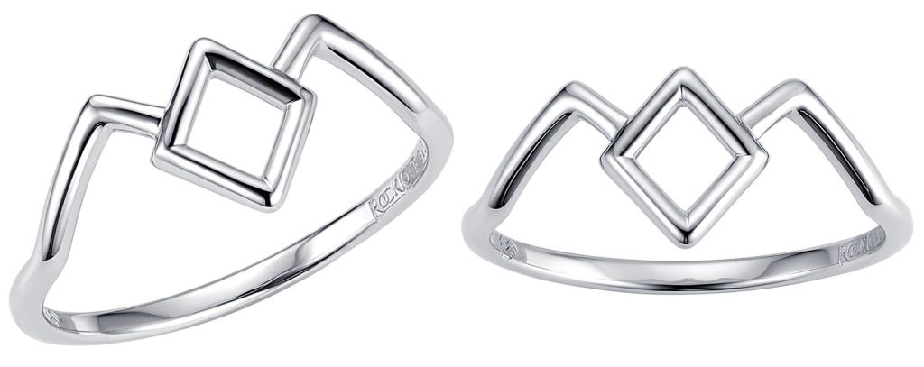 Silver Owl Cave Glyph Ring