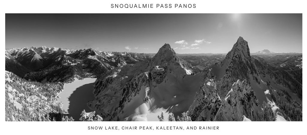 Snoqualmie Pass Panoramas by Scott Rinckenberger