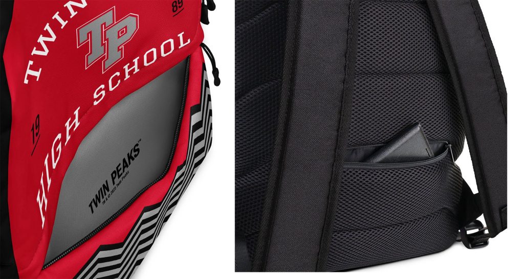 Details of Twin Peaks High School Backpack